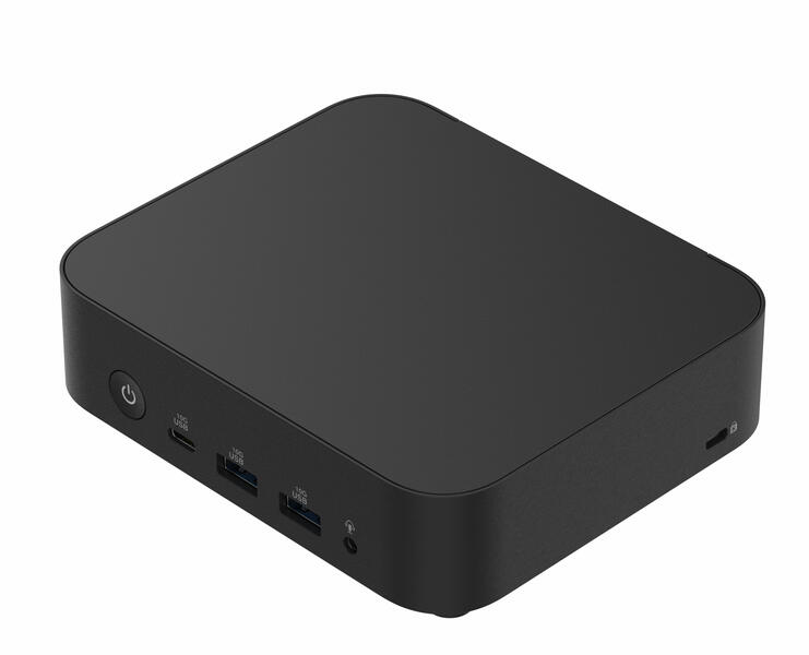 ASUS NUC 14 Essential Anschlüsse an Front ASUS NUC 14 Essential Anschlüsse an Front