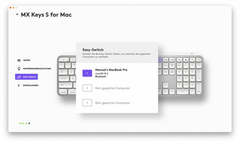 Logitech Keys S for Mac Logioptions+ 7 Logitech Keys S for Mac Logioptions+ 7
