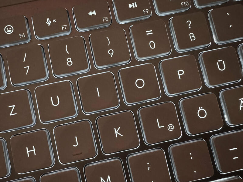 Logitech Keys S for Mac Beleuchtung der Tasten Logitech Keys S for Mac Beleuchtung der Tasten