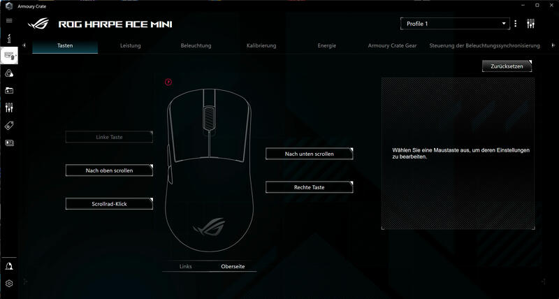 ASUS ROG Harpe ACE MINI Software 1 ASUS ROG Harpe ACE MINI Software 1