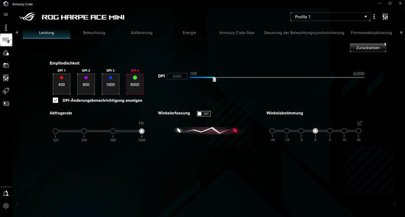 ASUS ROG Harpe ACE MINI Software 2 ASUS ROG Harpe ACE MINI Software 2