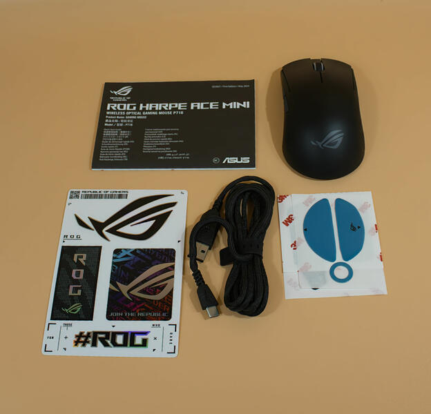 ROG Harpe ACE MINI Maus Lieferumfang ROG Harpe ACE MINI Maus Lieferumfang