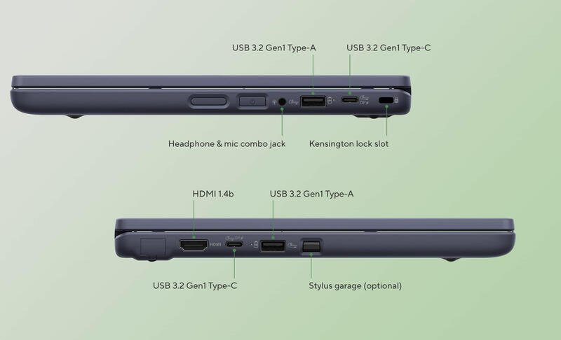 ASUS Chromebook CR11 Notebooks Anschlüsse ASUS Chromebook CR11 Notebooks Anschlüsse