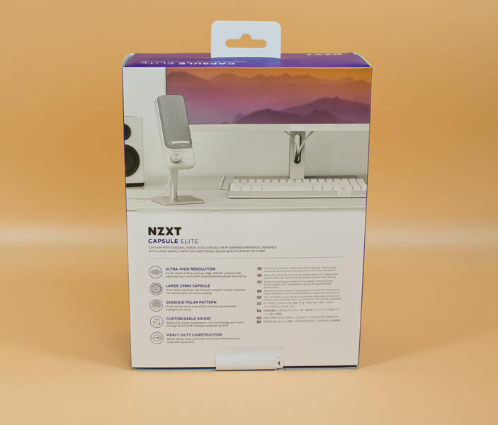 NZXT Capsule Elite Verpackung Rückseite NZXT Capsule Elite Verpackung Rückseite