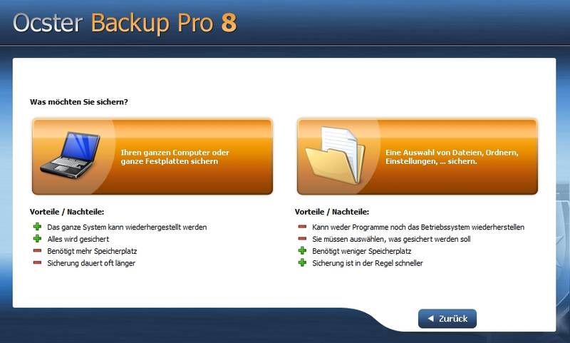Ocster Backup Pro 8 Ocster Backup Pro 8