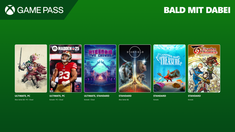Game Pass Highlights im Februar Game Pass Highlights im Februar
