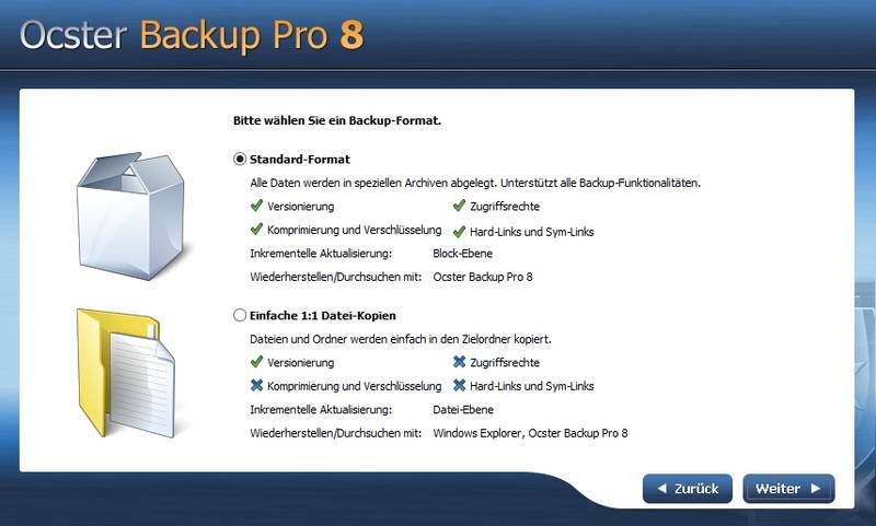 Ocster Backup Pro 8 Ocster Backup Pro 8