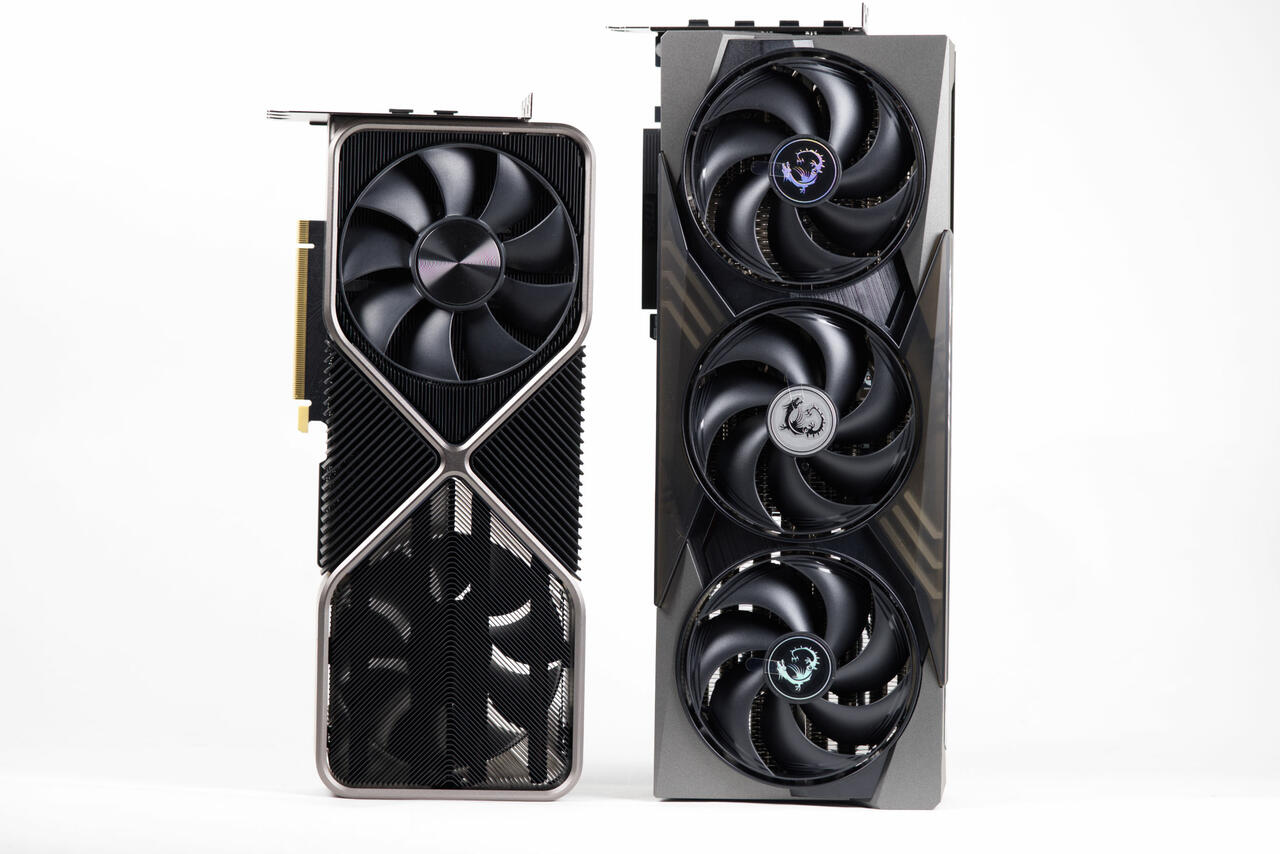 MSI GeForce RTX 5090 32G Gaming Trio OC vs RTX 3090 FE  Bild © PCMasters.de