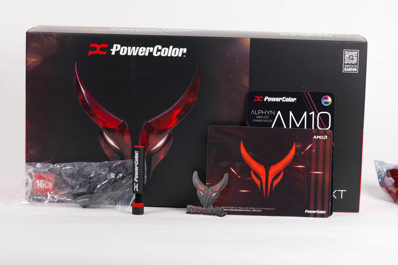 PowerColor Radeon RX 9070 XT Red Devil Lieferumfang PowerColor Radeon RX 9070 XT Red Devil Lieferumfang