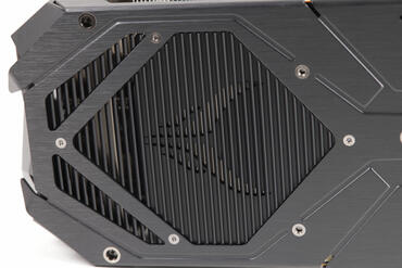 PowerColor Radeon RX 9070 XT Red Devil Rückseite mit Lamellendesign
