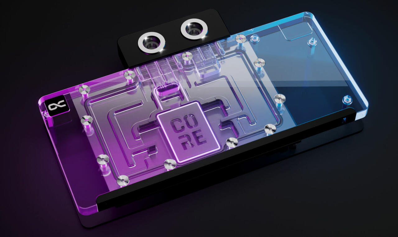 Radeon RX 9070 XT Wasserkühler  Bild © Alphacool