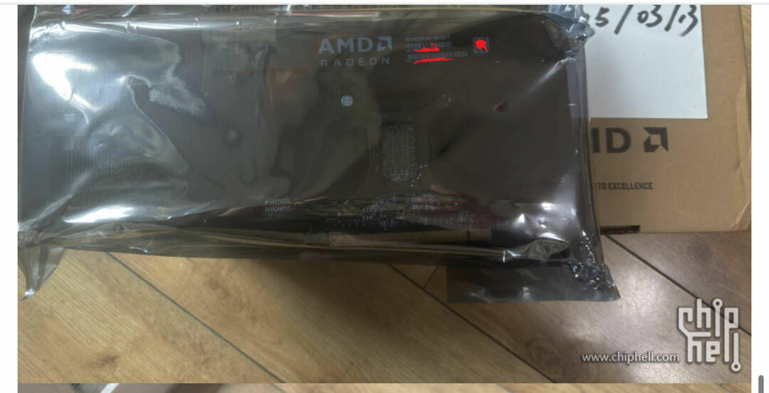 Radeon RX 9070 XT Referenzdesign  Bild © Chiphell