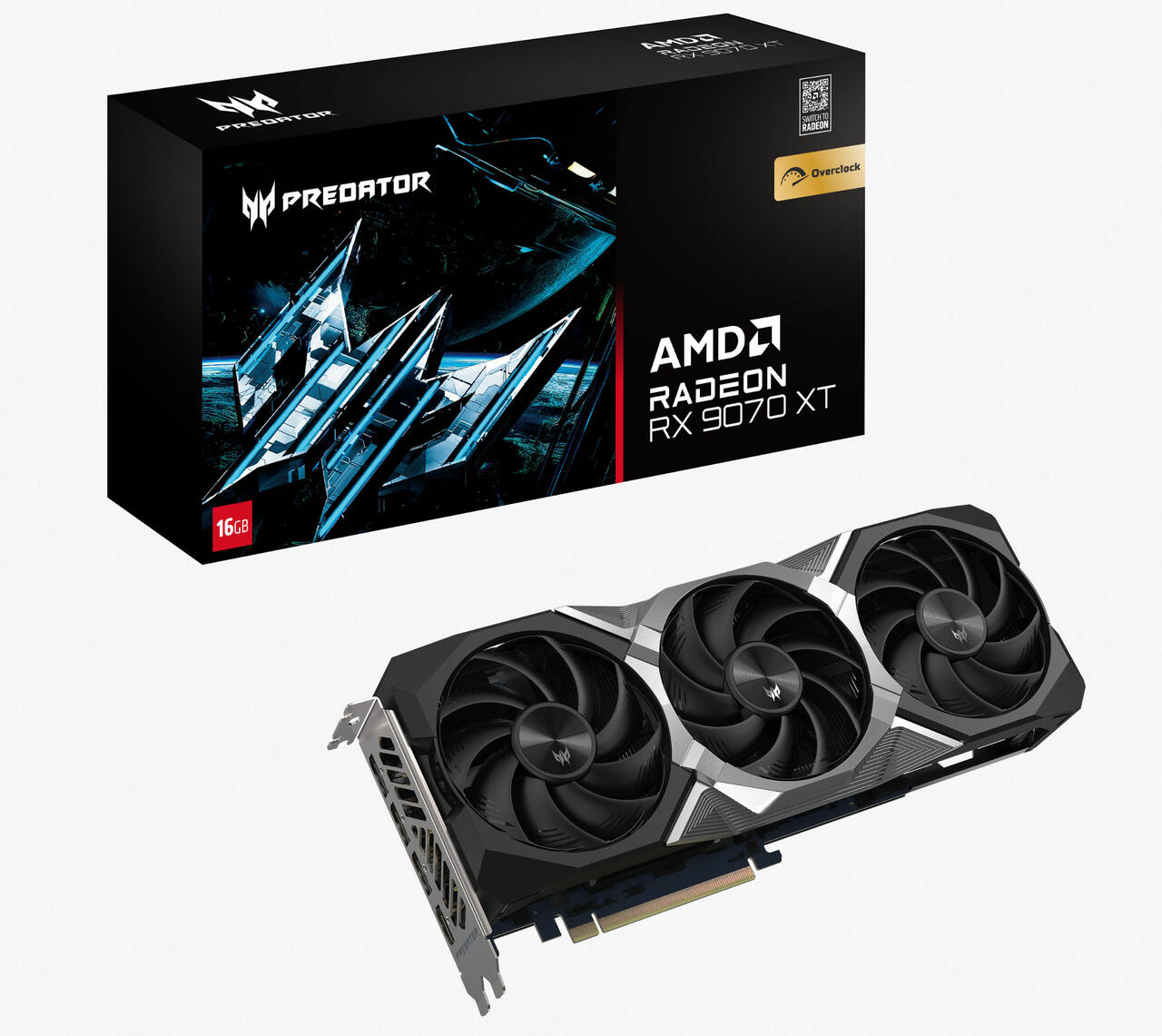 Acer Radeon RX 9070 XT Predator BiFrost  Bild © ACER