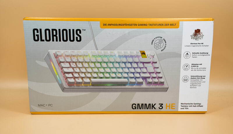 Glorious GMMK 3 HE Verpackung Glorious GMMK 3 HE Verpackung