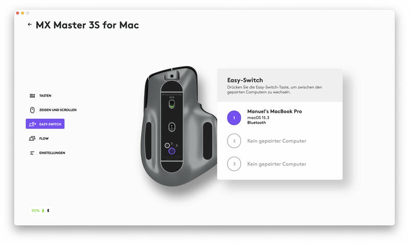 Logitech MX Master 3S for Mac LogiOptions+ Software 4 Logitech MX Master 3S for Mac LogiOptions+ Software 4