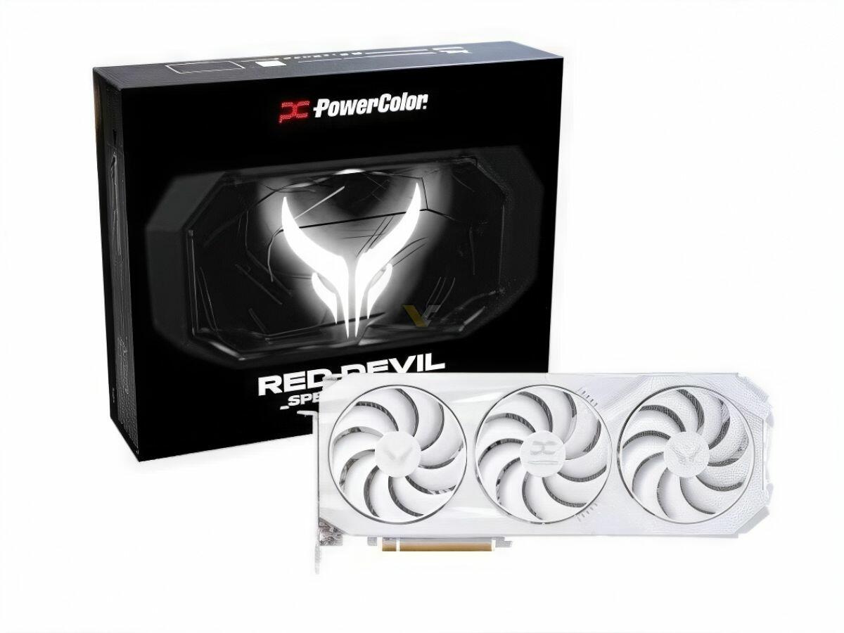 PowerColor Radeon RX 9070 XT Red Devil Spectral White Edition  Bild © Videocardz