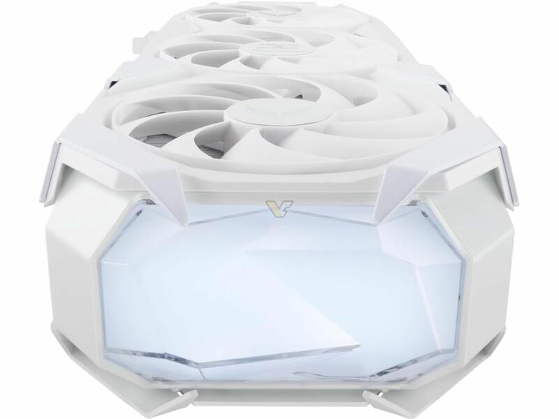 PowerColor Radeon RX 9070 XT Red Devil Spectral White Edition Beleuchtung PowerColor Radeon RX 9070 XT Red Devil Spectral White Edition Beleuchtung