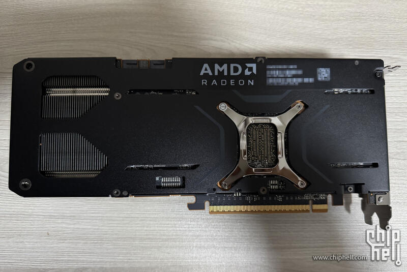 Radeon RX 9070 Referenzdesign Rückseite Radeon RX 9070 Referenzdesign Rückseite