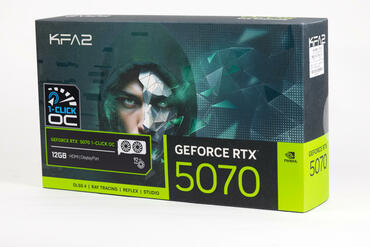 KFA2 GeForce RTX 5070 1Click OC Verpackung