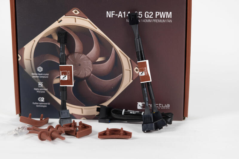 Noctua NF A14x25 G2 PWM Lieferumfang Noctua NF A14x25 G2 PWM Lieferumfang