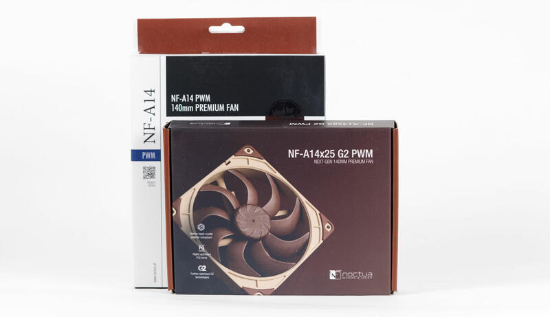Noctua NF A14x25 G2 PWM Verpackung Noctua NF A14x25 G2 PWM Verpackung