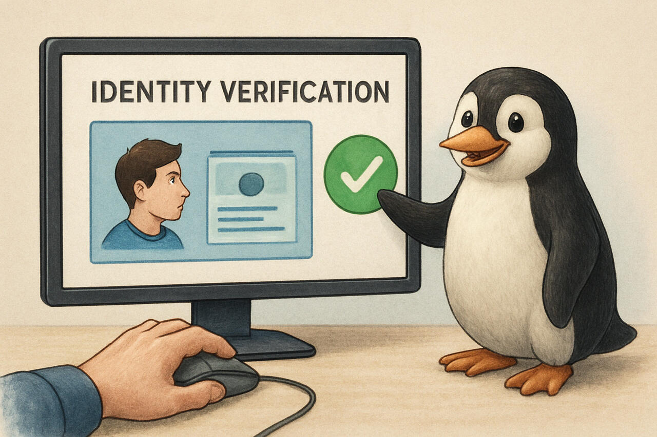 Identitätsbestätigung und Altersverifizierung durch Pingu  Bild © DALL-E