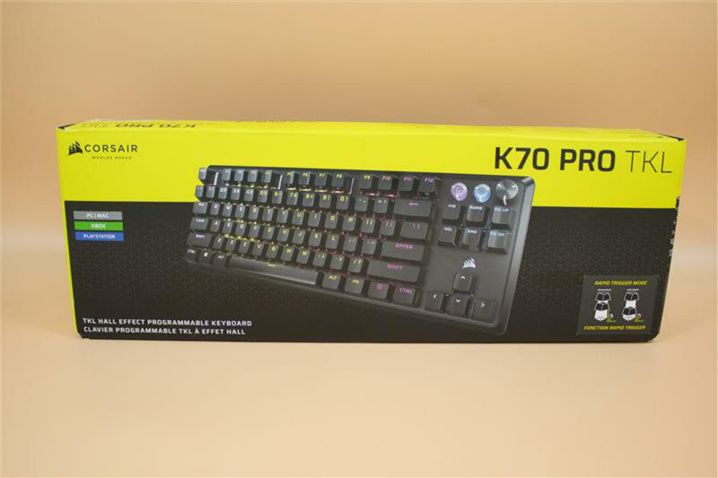 Corsair K70 RGB TKL Verpackung Front Corsair K70 RGB TKL Verpackung Front