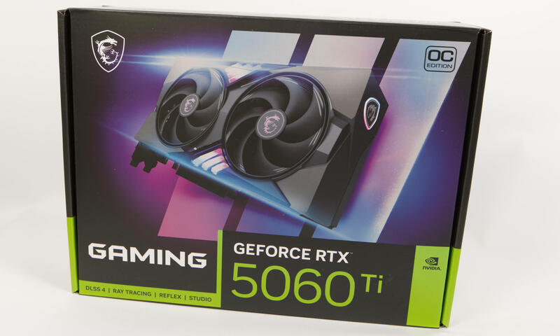 MSI GeForce RTX 5060 Ti Gaming OC Verpackung MSI GeForce RTX 5060 Ti Gaming OC Verpackung