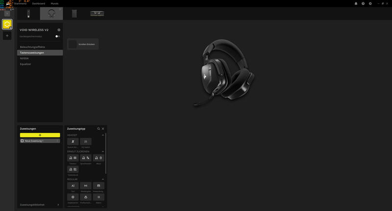 Corsair Void Wireless Headset V2 Software Tastenbelegung Corsair Void Wireless Headset V2 Software Tastenbelegung