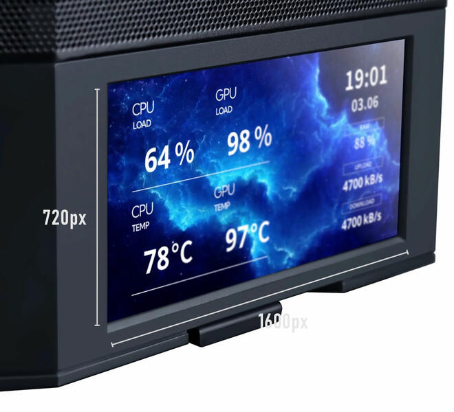 Lian Li LANCOOL 207 Digital Display Lian Li LANCOOL 207 Digital Display