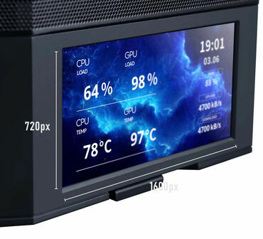 Lian Li LANCOOL 207 Digital Display