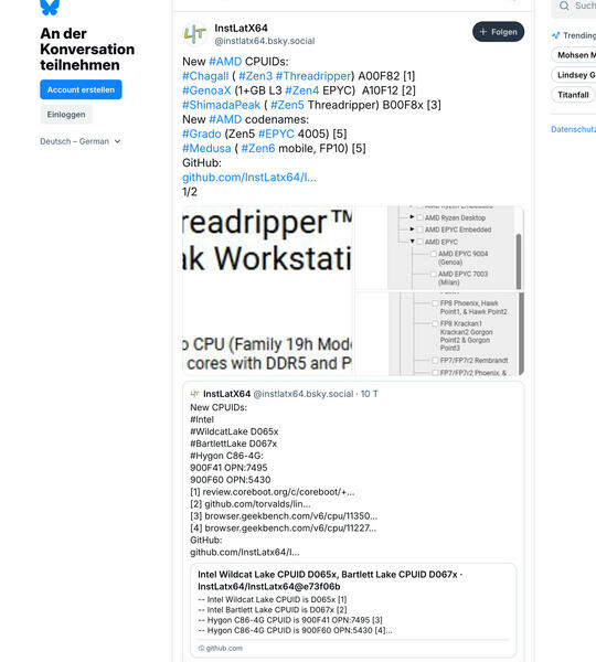 EPYC,Threadripper 9000WX, Gorgon Point CPUs EPYC,Threadripper 9000WX, Gorgon Point CPUs