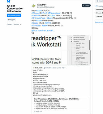 EPYC,Threadripper 9000WX, Gorgon Point CPUs