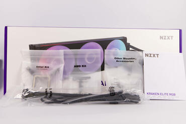 NZXT Kraken Elite 420 RGB Lieferumfang Zubehör