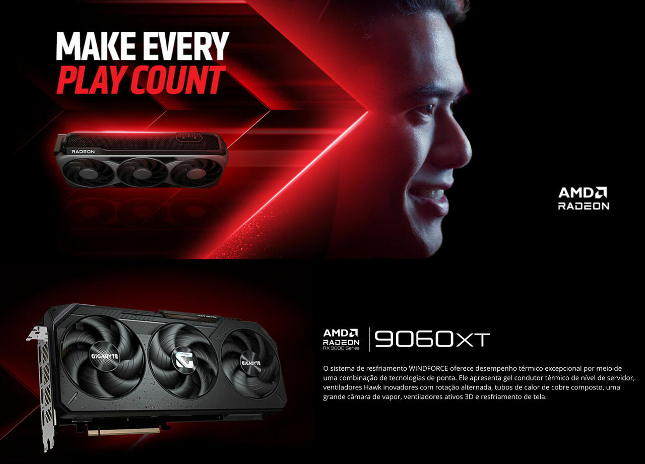 Radeon RX 9060 XT 16GB  Bild © terabyteshop