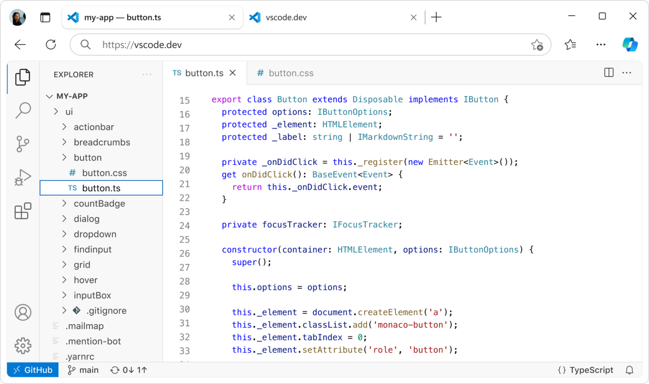 Entwicklung mit VS Code  Bild © visualstudio