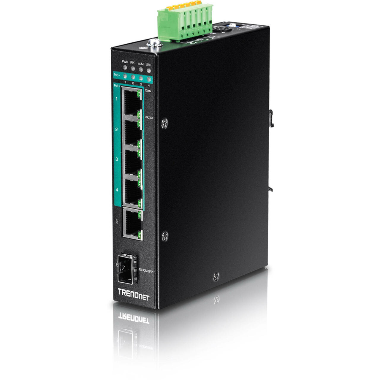 TRENDnet TI PG541i PoE+ Switch  Bild © TRENDnet