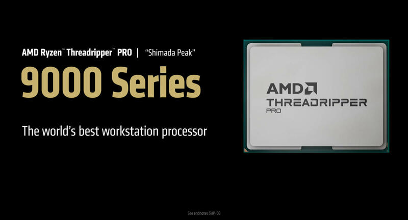 Ryzen Threadripper PRO 9000X und 9000WX: Bis zu 96 Zen 5-Kerne, 5,4 GHz Boost und 350 W TDP