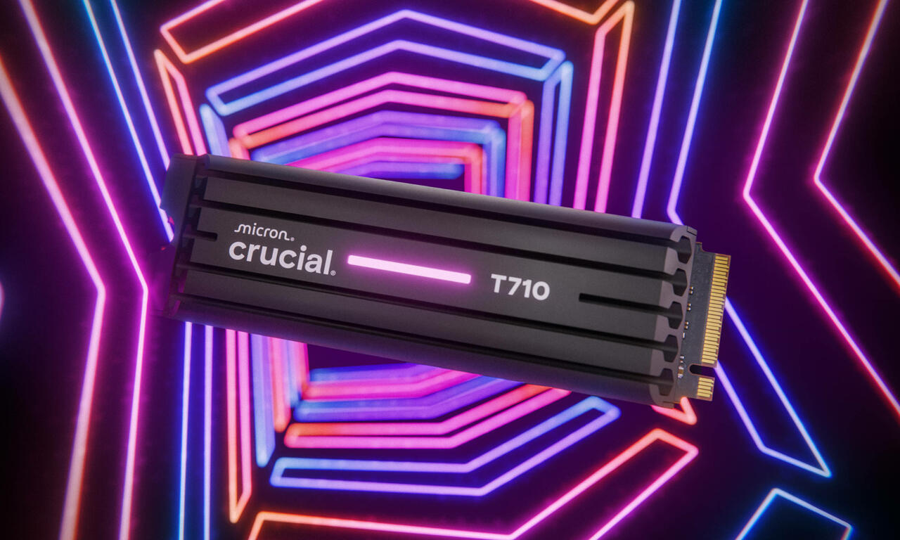 Crucial T710 Gen5 SSD  Bild © Crucial
