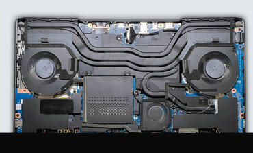 TUXEDO Stellaris 16 Gen7 Notebook von innen