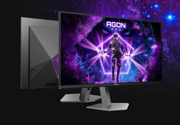 AGON PRO AG276UZD in zwei Ansichten