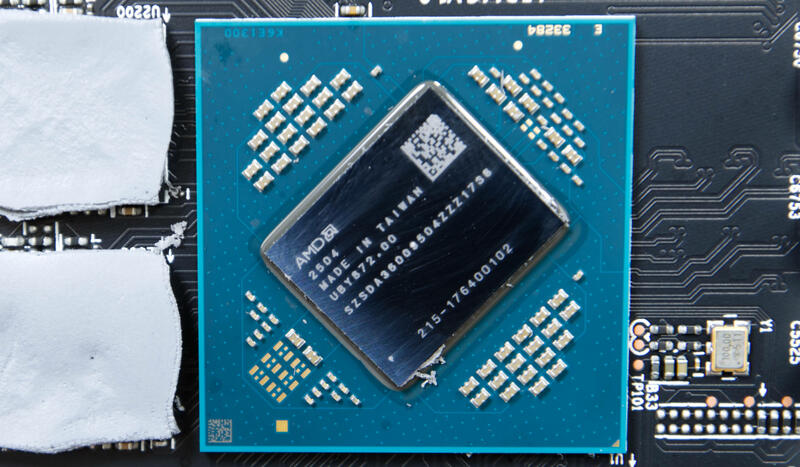 PowerColor Radeon RX 9060 XT Navi 44 Chip PowerColor Radeon RX 9060 XT Navi 44 Chip