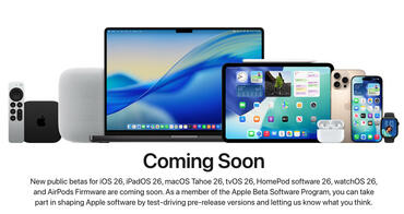 Apple macOS Tahoe 26, watchOS 26 und tvOS 26 Entwickler Betaversionen 