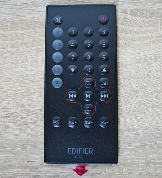 EDIFIER CX7 2.1 Soundsystem Fernbedienung EDIFIER CX7 2.1 Soundsystem Fernbedienung