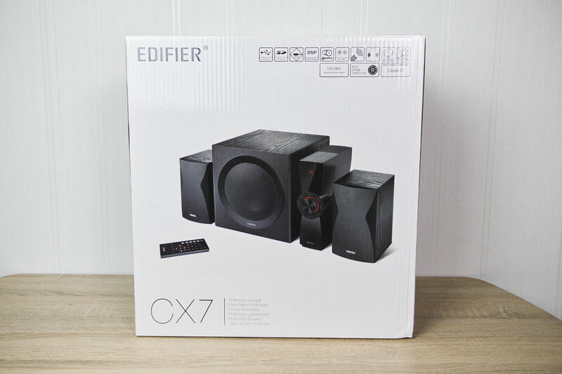 EDIFIER CX7 2.1 Soundsystem Verpackung EDIFIER CX7 2.1 Soundsystem Verpackung