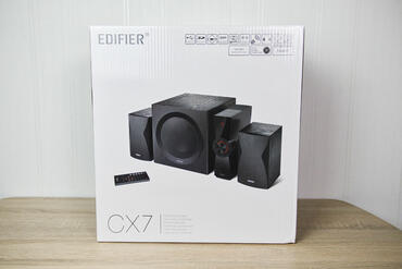 EDIFIER CX7 2.1 Soundsystem Verpackung