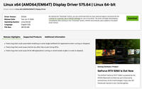 NVIDIA Linux-Treiber 575.64 mit Korrekturen für Abstürze älterer GPUs und XWayland-Rendering