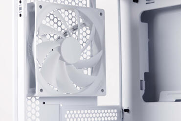 NZXT H5 Flow RGB Lüfter auf Rückseit4e