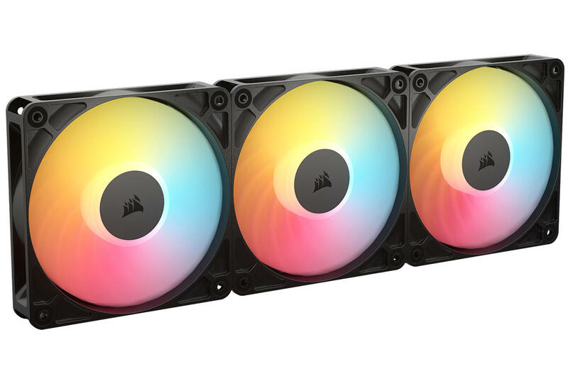 CORSAIR Reverse Lüfter RS R ARGB in Schwarz CORSAIR Reverse Lüfter RS R ARGB in Schwarz