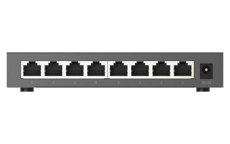 QNAP QSW 1108 8T R2 Rückseite QNAP QSW 1108 8T R2 Rückseite
